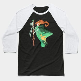 Green Wizard Baseball T-Shirt